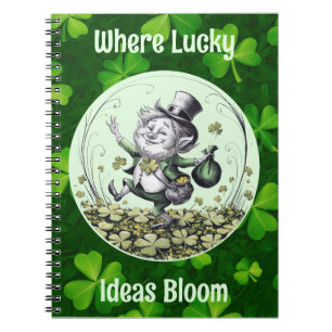 Cuaderno Lucky Irish Leprechaun