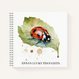 Cuaderno Lucky Ladybug en Leaf