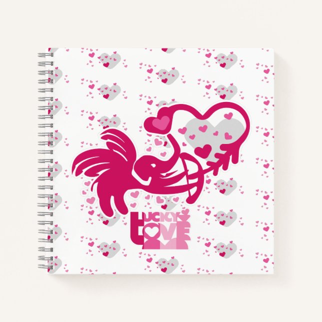 CUADERNO LUCKY LOVE ELEPHANT CUPID ELEPHANT BY MASANSER (Anverso)