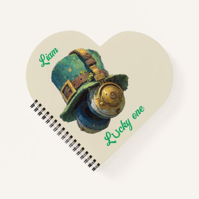 Cuaderno Lucky One St. Patrick’s Day Music Personalized (Anverso)