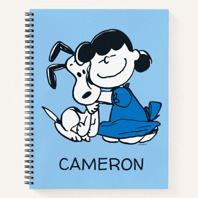 Cuaderno Lucy Hugging Snoopy (Anverso)