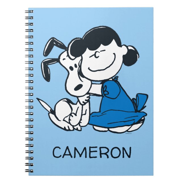 Cuaderno Lucy Hugging Snoopy (Frente)