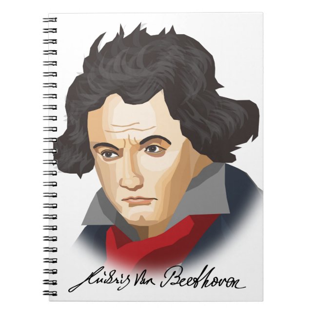Cuaderno Ludwig van Beethoven im Personalizado Stil (Frente)