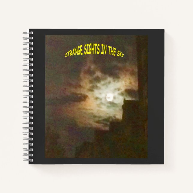 Cuaderno Lugares extraños en el cielo (Anverso)