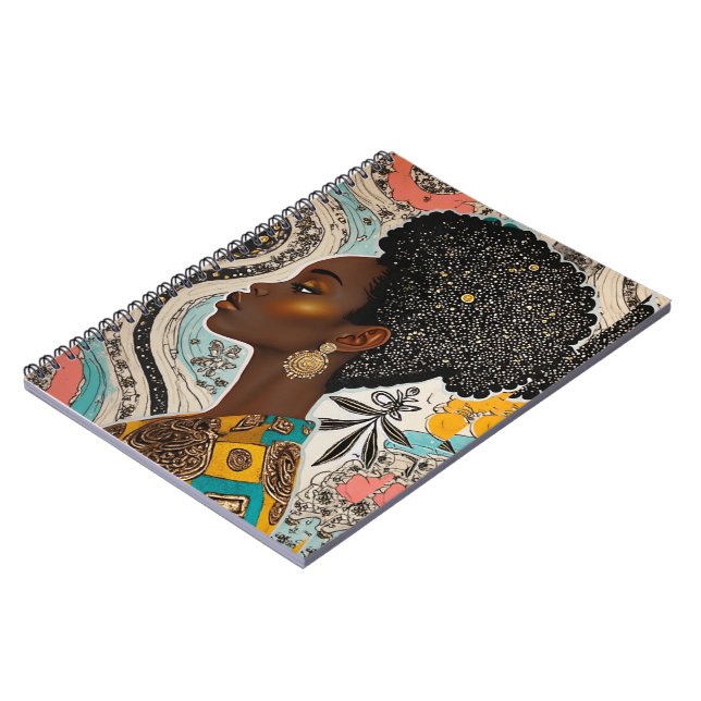 Cuaderno Lujosa sofisticación africana, asiática, caribeña (Lado Izquierdo)