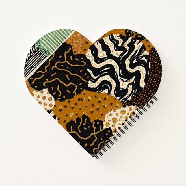 Cuaderno Lujosa sofisticación africana asiática caribeña (Reverso)