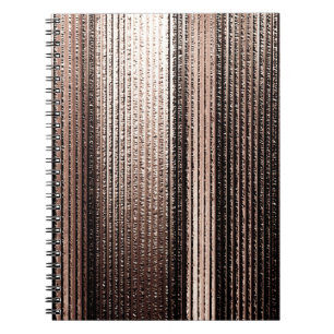 Cuaderno Lujoso y elegante fondo dorado metalizado.