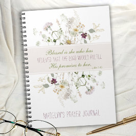 Cuaderno Luke 1:45 bendecida es el diario de oraciones de S