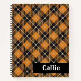 Cuaderno Lumberjack Diagonal Placa negro y calabaza