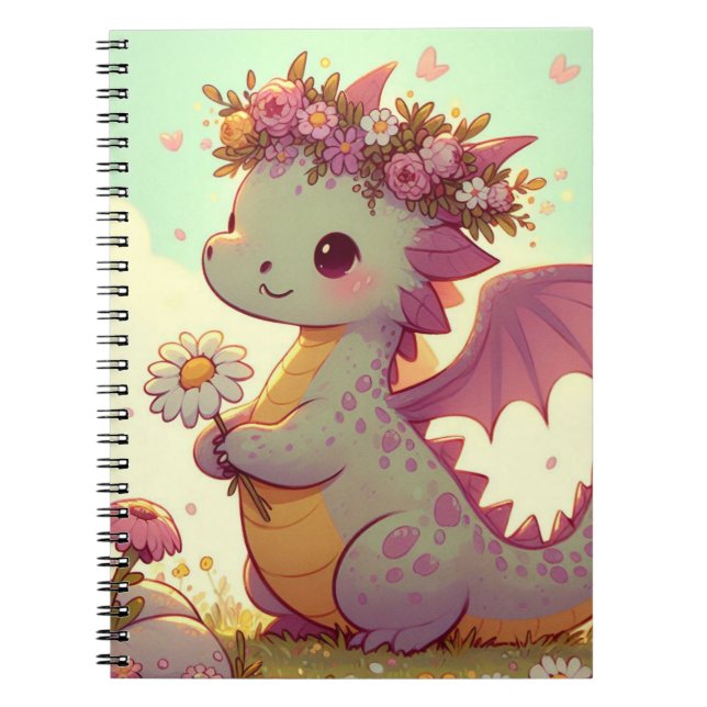 Cuaderno Luminexa (Un Dragón Lleno de Rayos de Sol) (Frente)