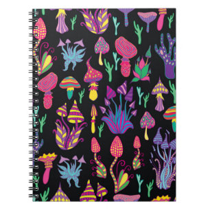 Cuaderno Luminoso, alucinógeno, decorativo, fantástico hong