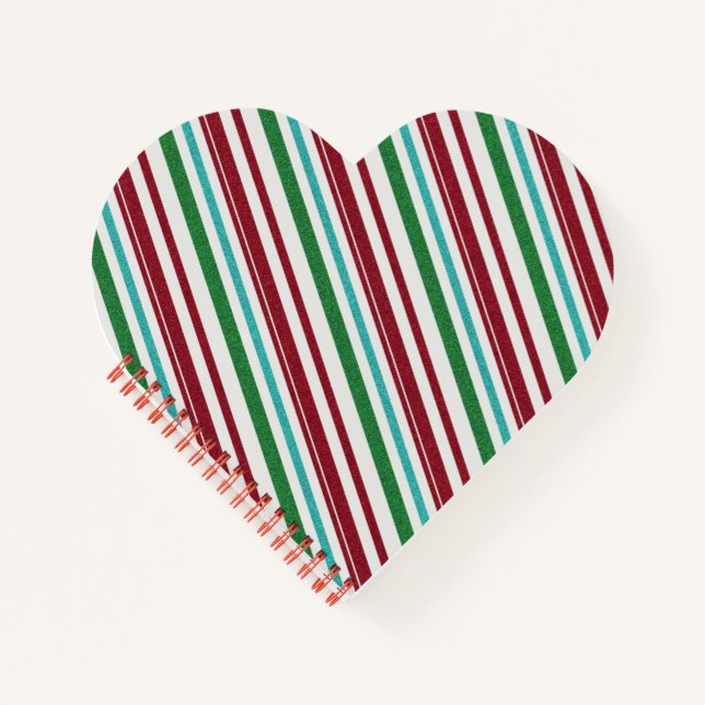 Cuaderno Luminoso de Rayas de Caramelo (Anverso)