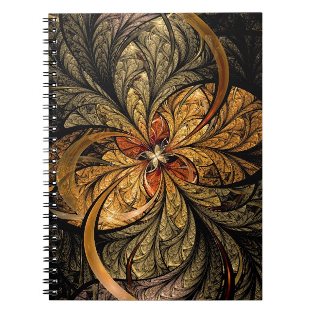 Cuaderno Luminoso deja el arte fractal (Frente)