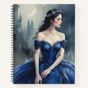Cuaderno Luna Azul