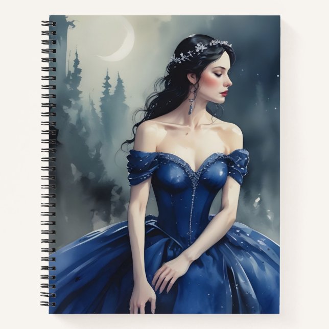 Cuaderno Luna Azul (Anverso)