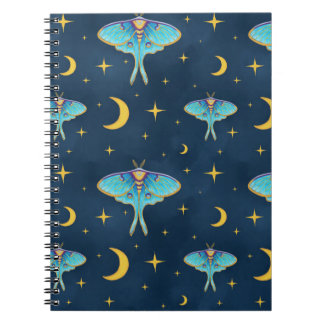 Cuaderno Luna Celestial Luna Luna de Luna y Estrellas Naval