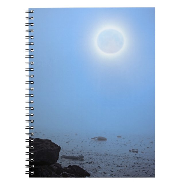 Cuaderno Luna de medianoche | Ártico, Svalbard (Frente)