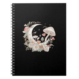 Cuaderno Luna estética Goblincore y Cottagecore Hongo