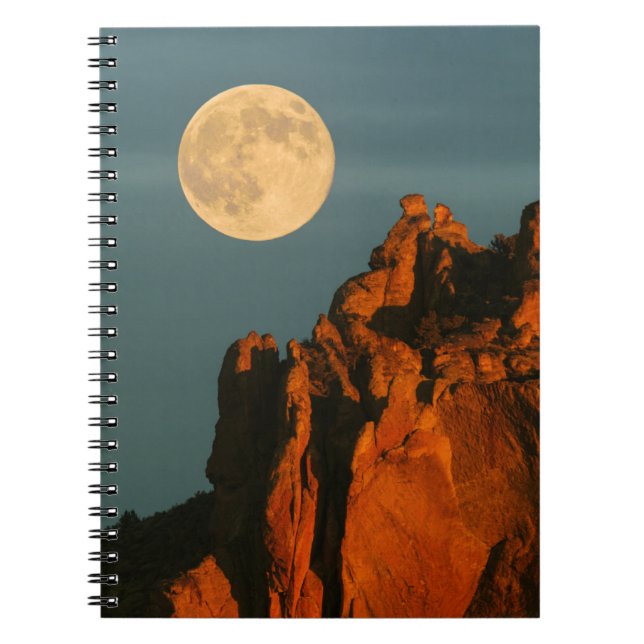 Cuaderno Luna llena | Basalt Cliffs Smith Rock State Park (Frente)