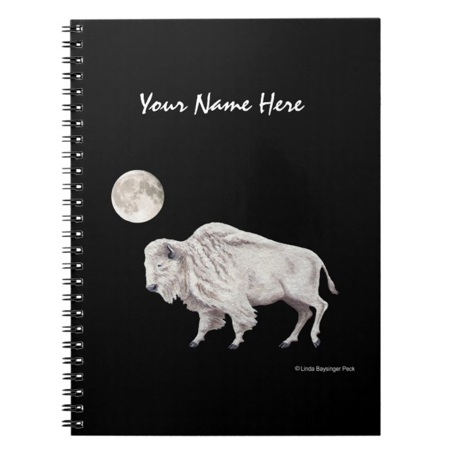 Cuaderno Luna Llena del búfalo blanco (Frente)
