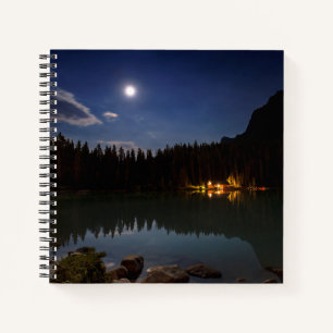 Cuaderno Luna llena Lago Louise, Canadá
