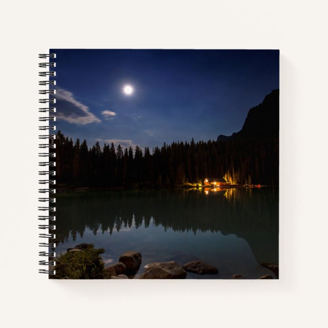 Cuaderno Luna llena | Lago Louise, Canadá (Anverso)