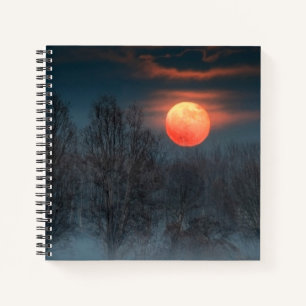 Cuaderno Luna Llena Noviembre en Scalenghe, Italia