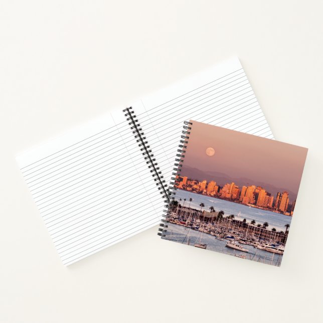 Cuaderno Luna llena sobre San Diego (Interior)