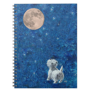 Cuaderno Luna Llena Westie