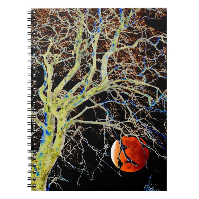 Cuaderno Luna Roja en ascenso (Frente)