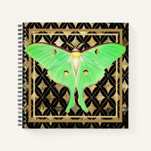Cuaderno Luna Verde Moth