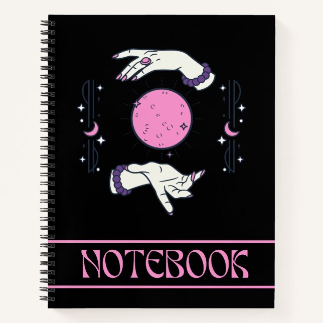 Cuaderno Luna y estrellas cósmicas mágicas (Anverso)