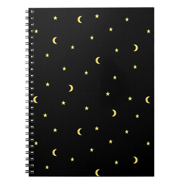 Cuaderno Luna y estrellas del oro (Frente)