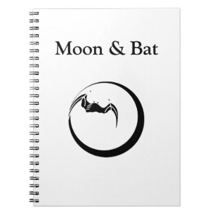 Cuaderno Luna y murciélago