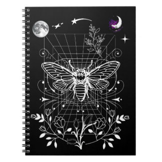 Cuaderno Luna y polilla mágicas