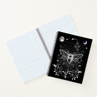 Cuaderno Luna y polilla mágicas