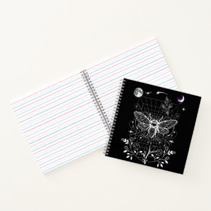 Cuaderno Luna y polilla mágicas