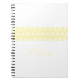 Cuaderno Lunares Amarillos Poka