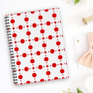 Cuaderno Lunares Rojos, Patrón de Lunares, Lunares, Puntead