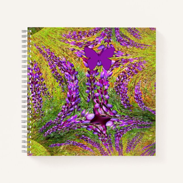 Cuaderno Lupines encantados en primavera... (Anverso)
