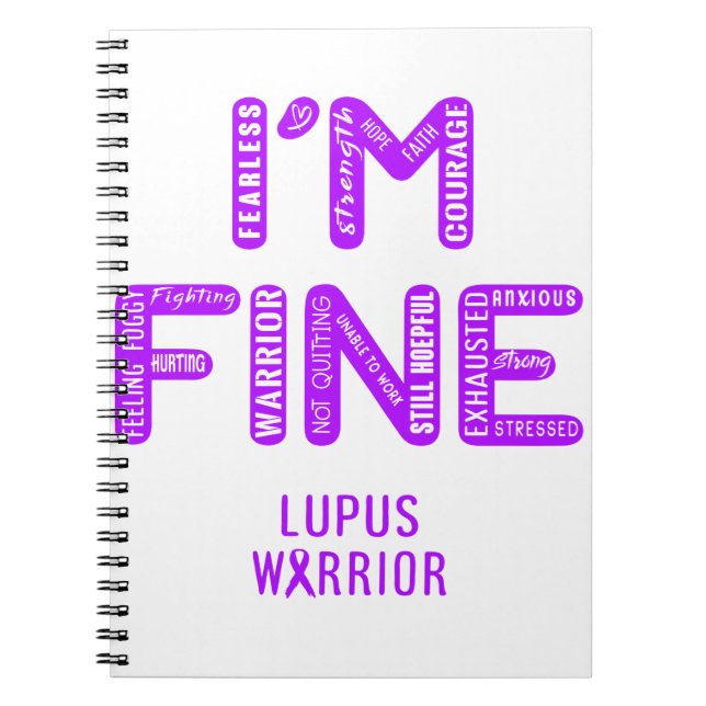 Cuaderno Lupus Warrior - ESTOY BIEN (Frente)