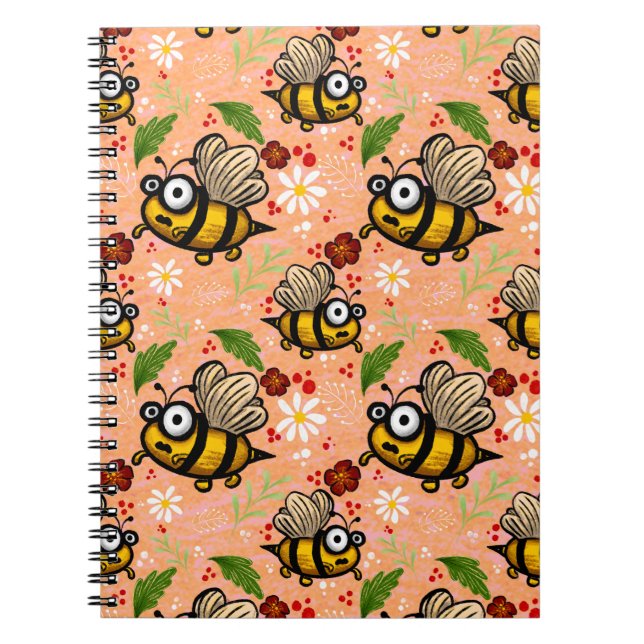 Cuaderno Lustiges Bienchen - naranja de zartes (Frente)