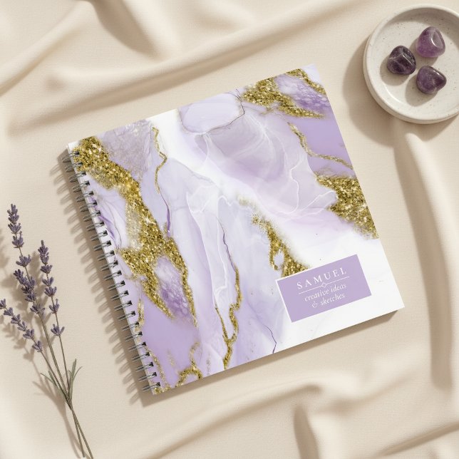 Cuaderno Lux Ink Lavanda Abstracto ID990 (Subido por el creador)