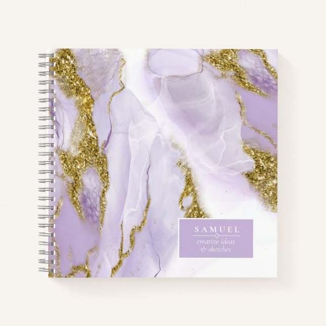 Cuaderno Lux Ink Lavender Resumen ID990 (Anverso)