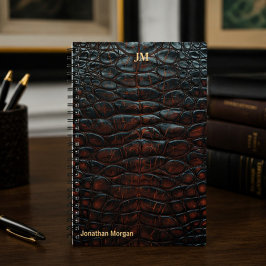 Cuaderno Luxury Executive Monogram Premium Leather