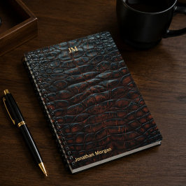 Cuaderno Luxury Executive Monogram Premium Leather