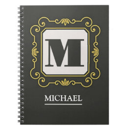 Cuaderno Luxury minimal Modern monogram