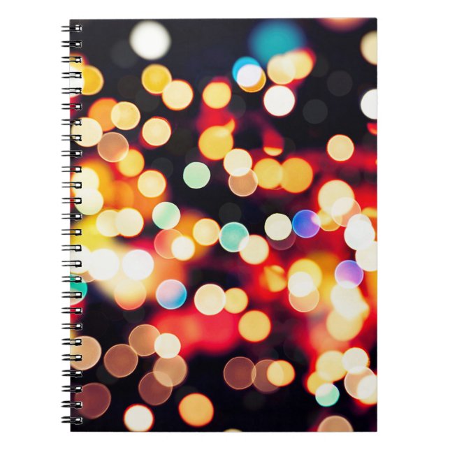 Cuaderno Luz abstracta: fondo de textura simple (Frente)