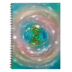 Cuaderno Luz Bokeh, luces de foco borroso brillantes en mul