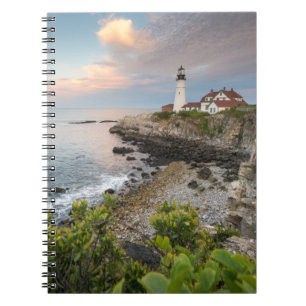 Cuaderno Luz de cabeza de Portland Cabo Elizabeth, ME